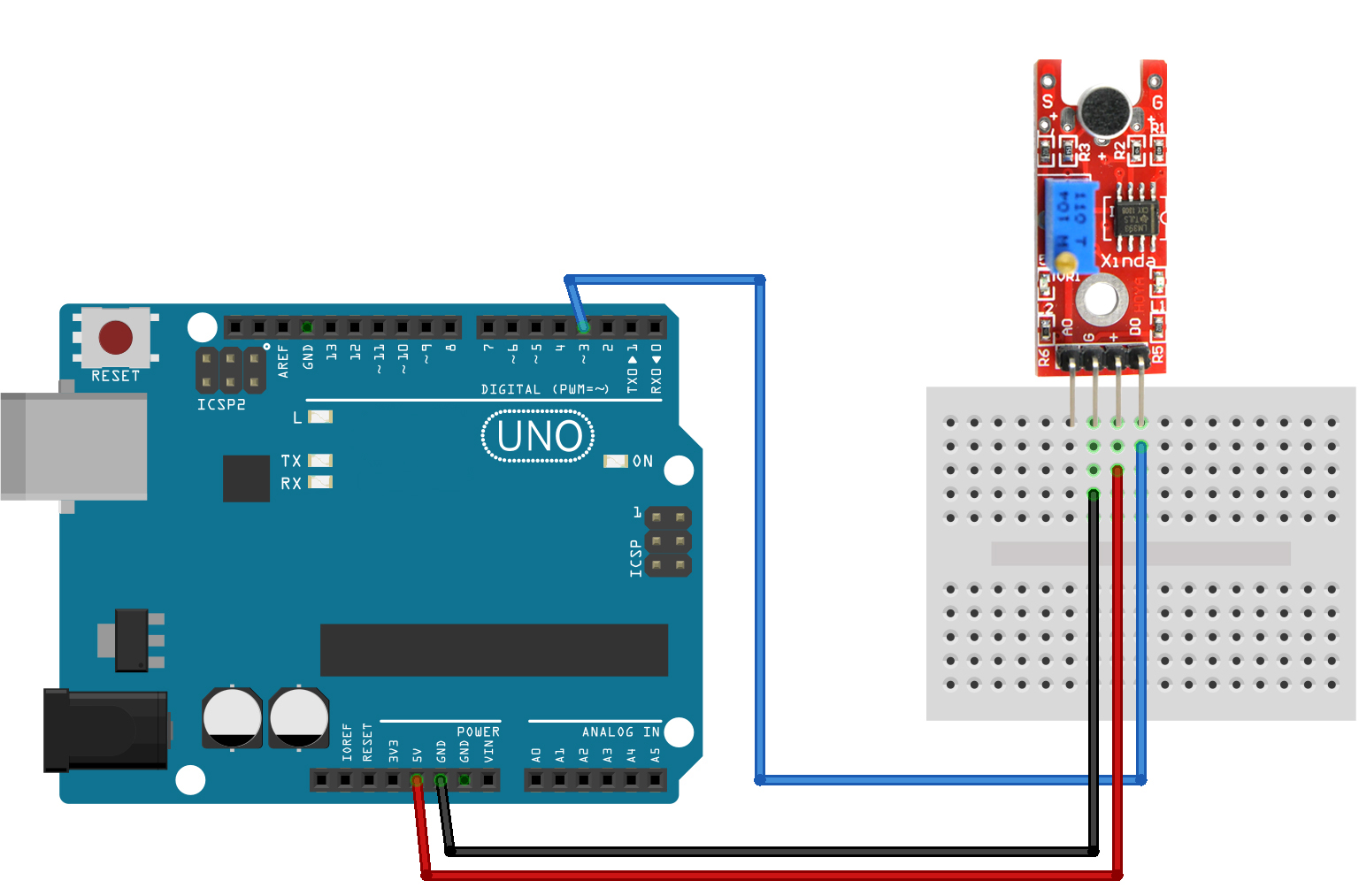 Bobury Sensor módulo del Sensor 4pcs MAX9812 Micrófono Amplificador módulo de detección de Sonido para Arduino 
