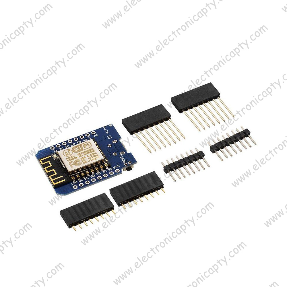 Microcontrolador WiFi ESP8266 Wemos D1 con chip CH340