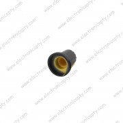 Tapa para Potenciometro (Plastico Negro y Amarillo)