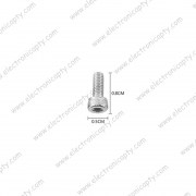 5 Tornillo Allen M3 x 8 Cabeza tipo Casquillo