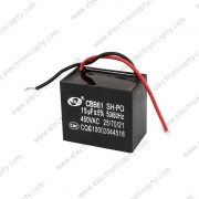 Capacitor de Arranque CBB61 15uF 450V AC