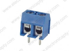 Conector con tornillo para soldar en placa 2 Pin (Borneras)